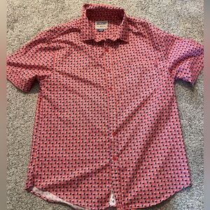 Men’s 4th of July Button Up T-shirt
